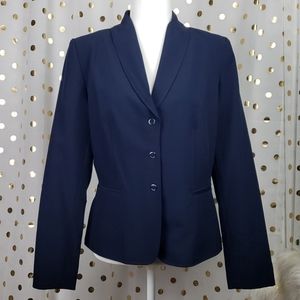 Blacker By Stanley Blacker Navy Blue Blazer